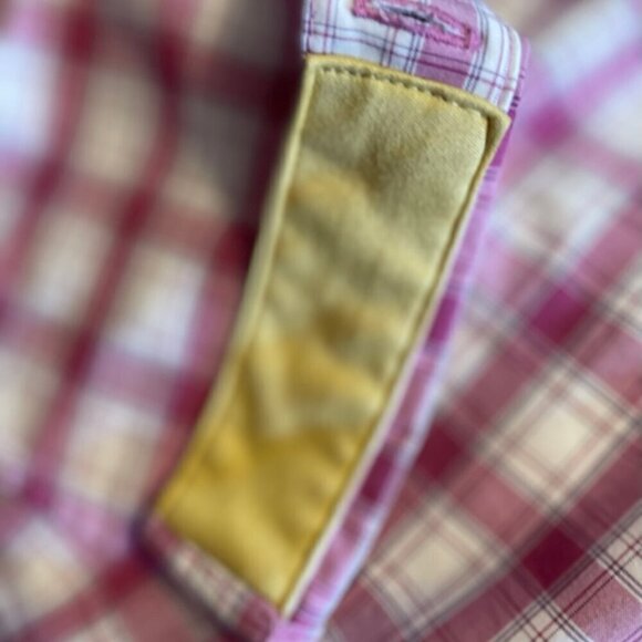 Duluth Trading Company Button Down Blouse Pink Small - Picture 8 of 12